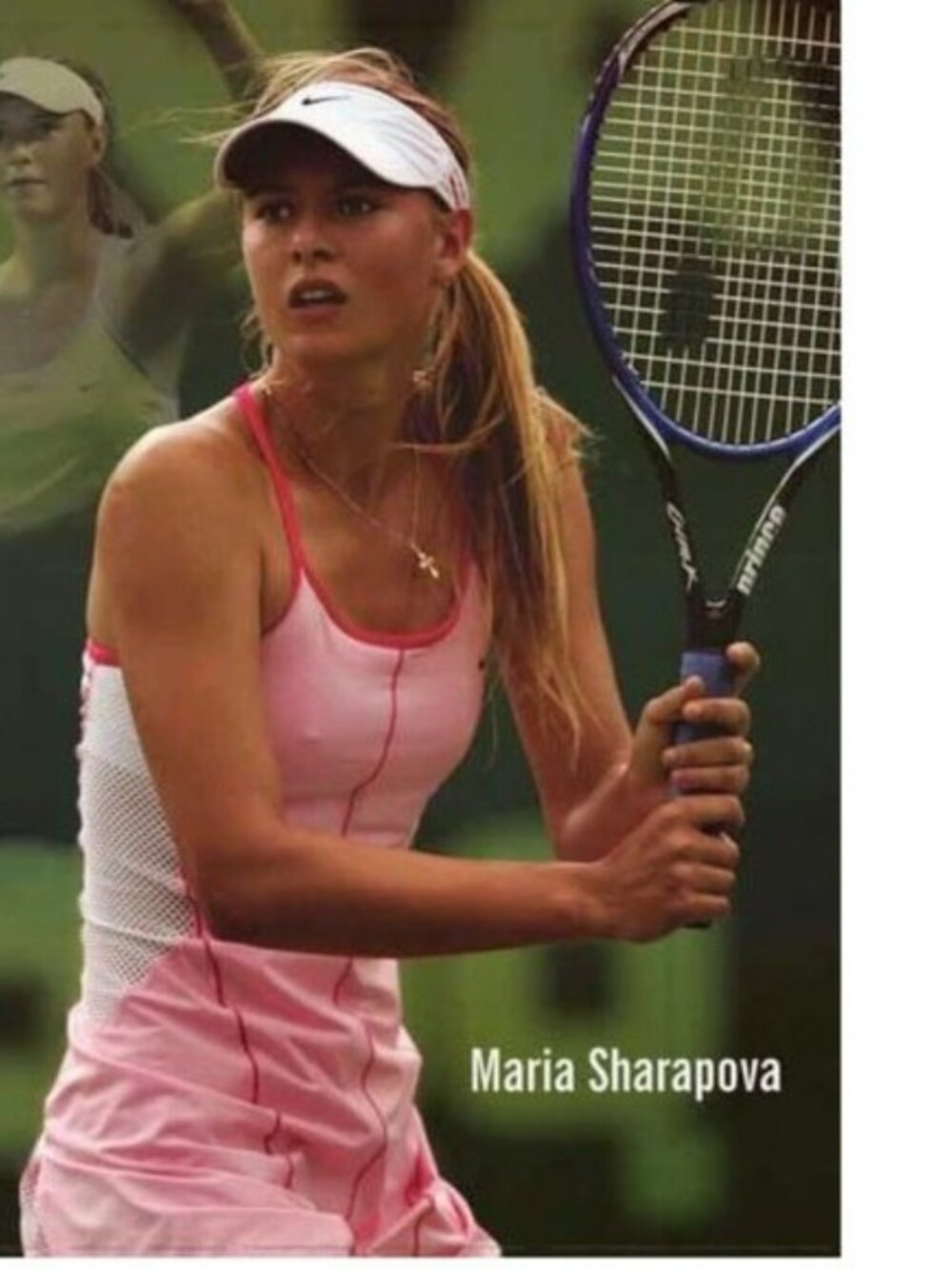 Nwt Nike Maria Sharapova Tennis Dress w/ Bra Pleated Skirt Pink White S Small - Picture 11 of 15